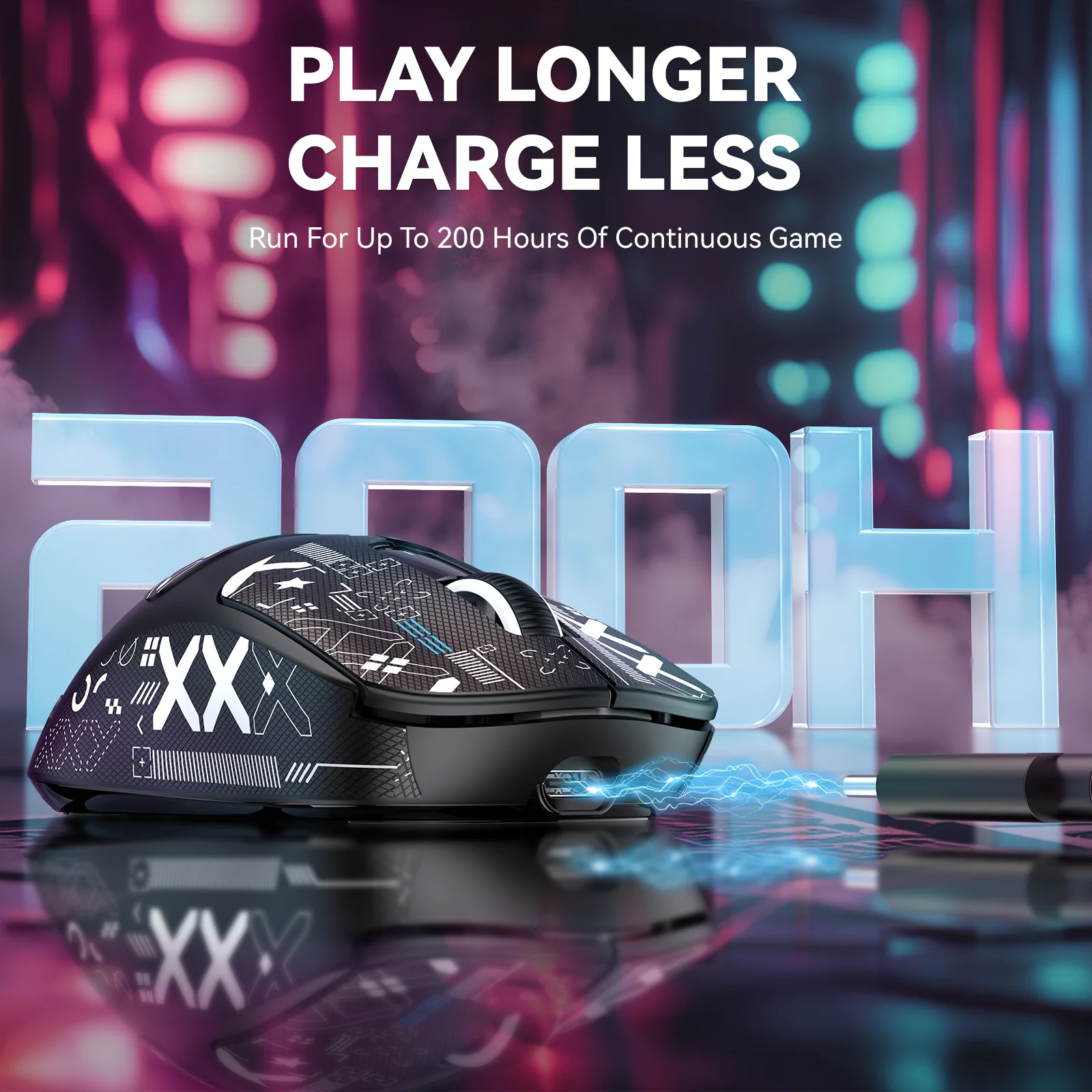 ATTACK SHARK X3MAX PAW3950 Wireless Gaming Mouse - Image 38
