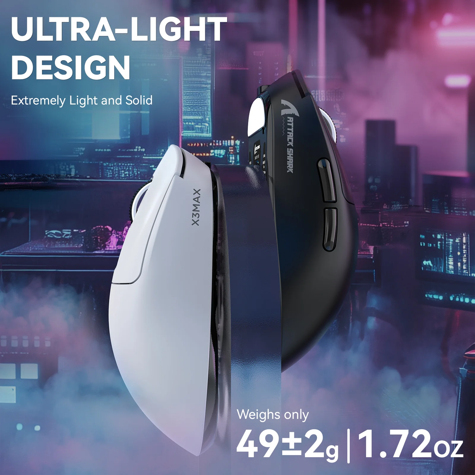 ATTACK SHARK X3MAX PAW3950 Wireless Gaming Mouse - Image 6