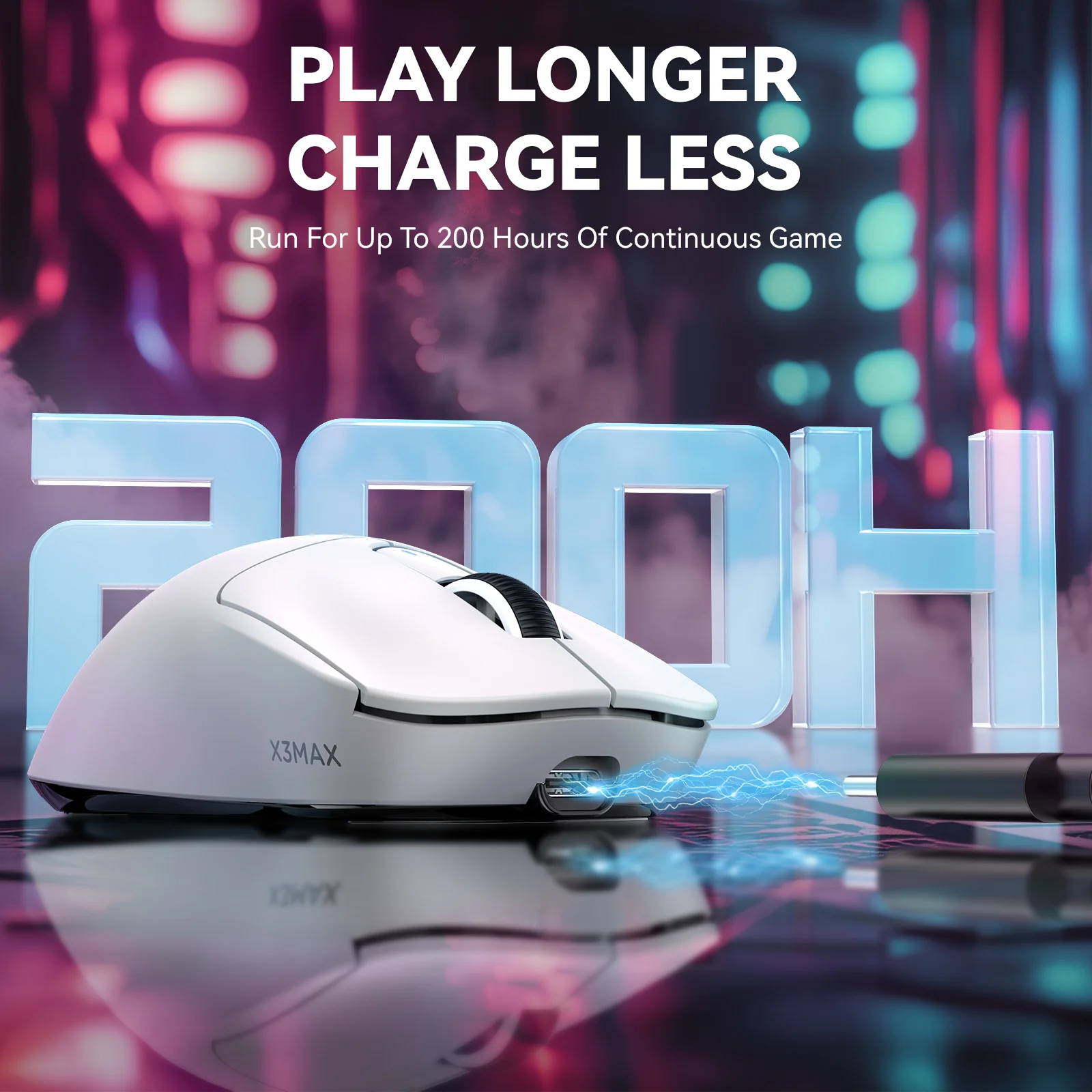 ATTACK SHARK X3MAX PAW3950 Wireless Gaming Mouse - Image 8