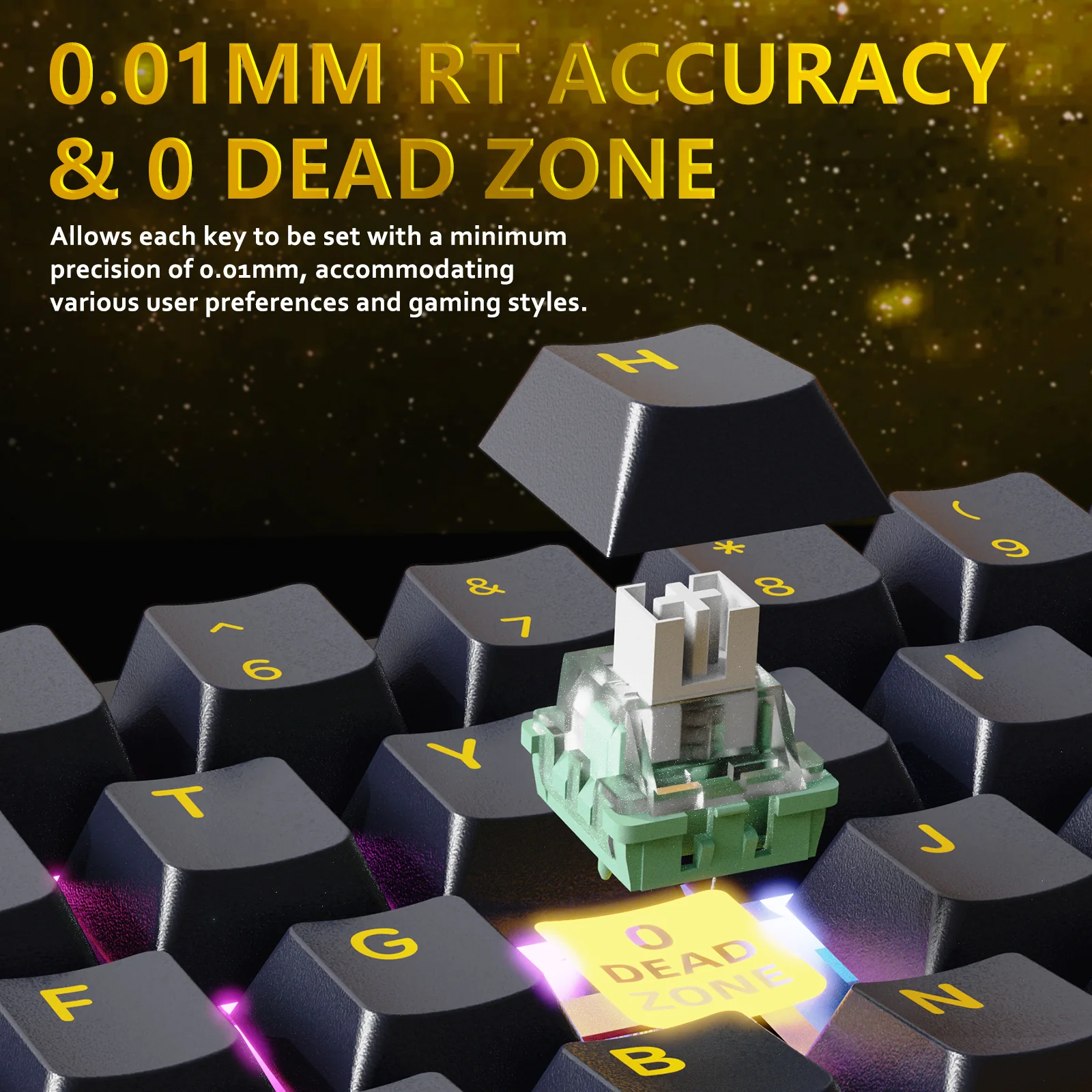 ATTACK SHARK X65 HE Magnetic Switch Rapid Trigger Keyboard - Image 22