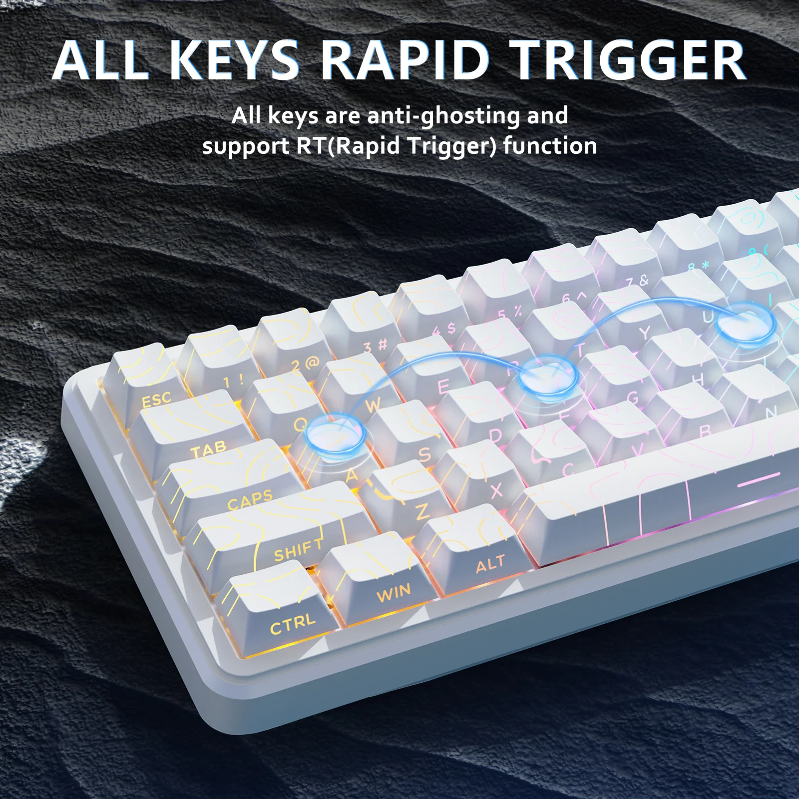 ATTACK SHARK X65 HE Magnetic Switch Rapid Trigger Keyboard - Image 32