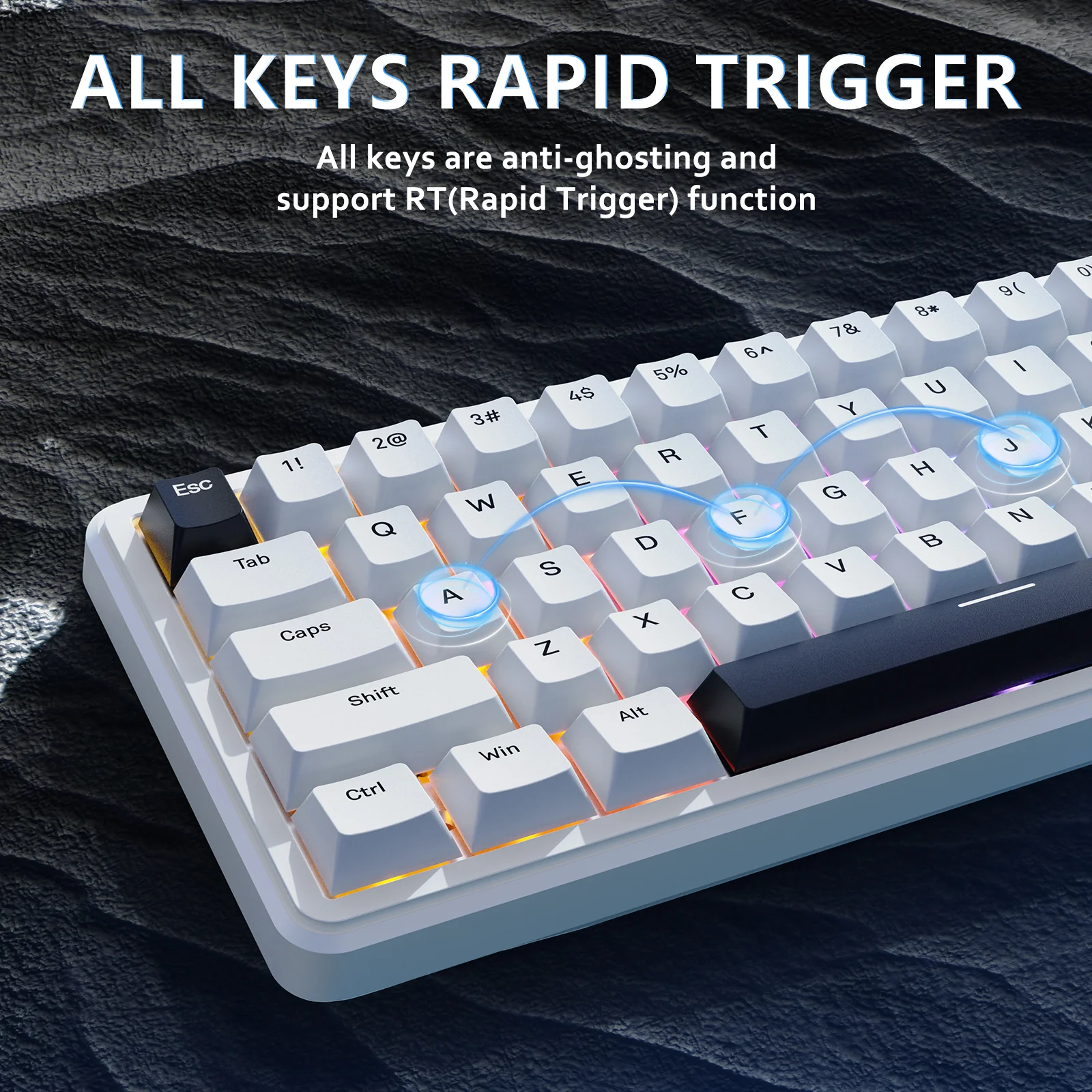 ATTACK SHARK X65 HE Magnetic Switch Rapid Trigger Keyboard - Image 5