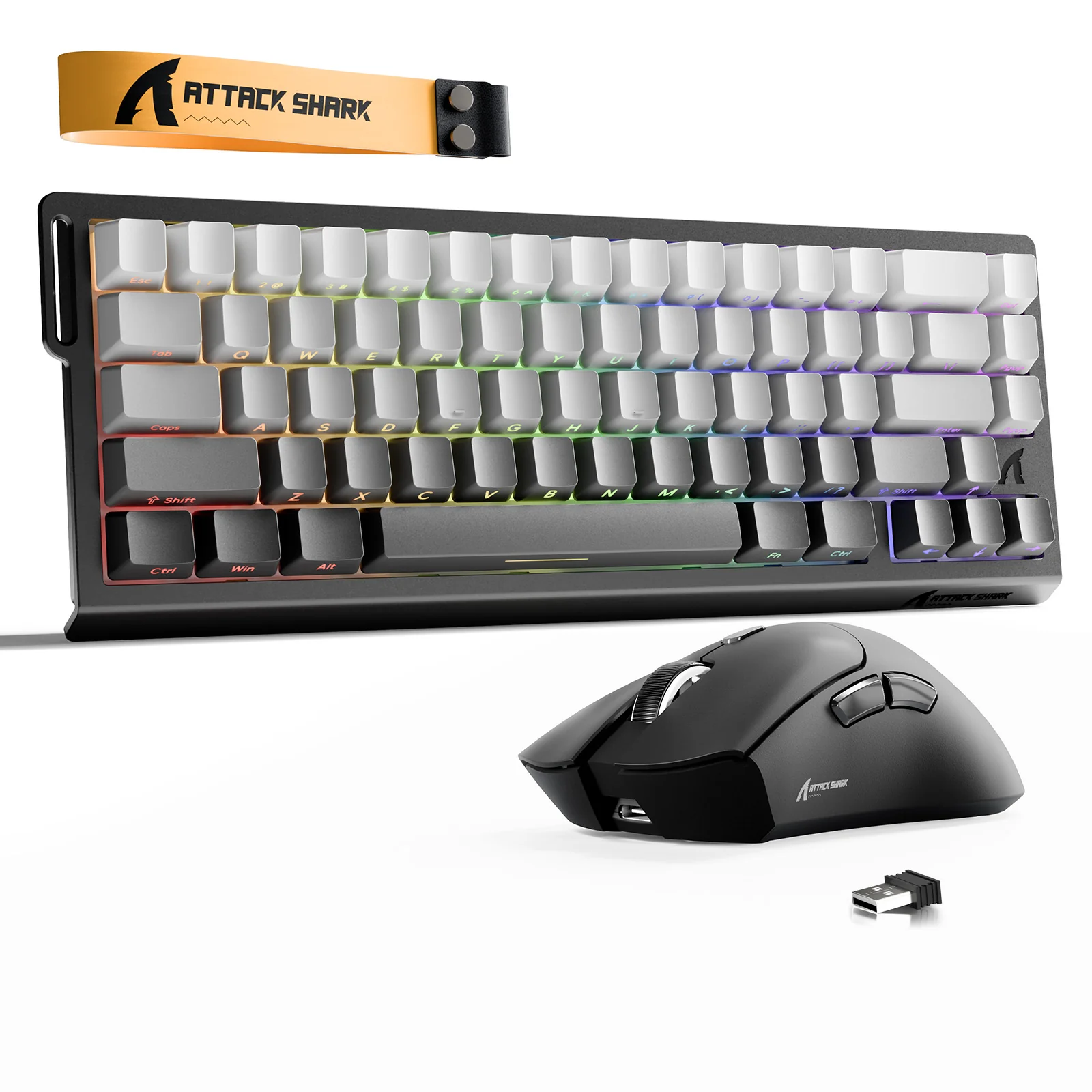 ATTACK SHARK X68HE Rapid Trigger Keyboard + R1 Wireless Gaming Mouse Bundle - Image 10