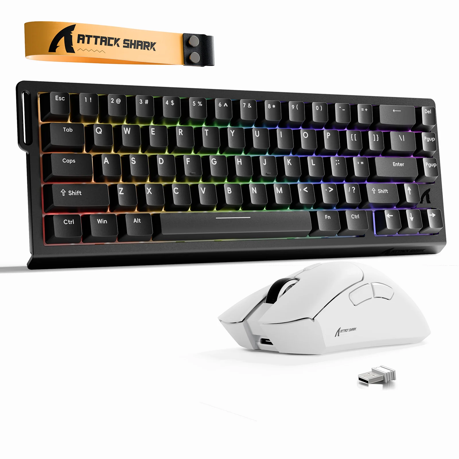 ATTACK SHARK X68HE Rapid Trigger Keyboard + R1 Wireless Gaming Mouse Bundle - Image 5