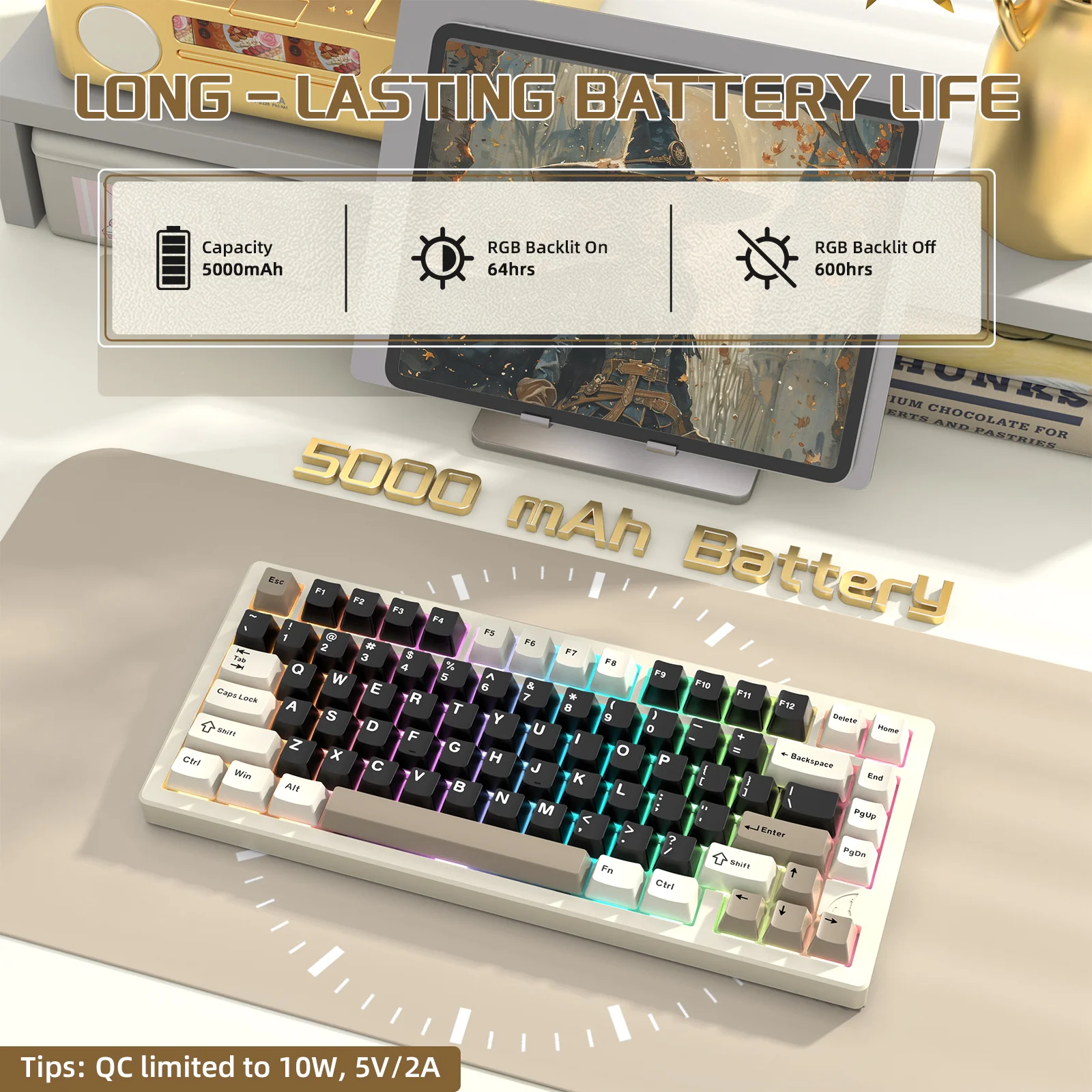 ATTACK SHARK X75 Full Aluminum Keyboard - Image 20
