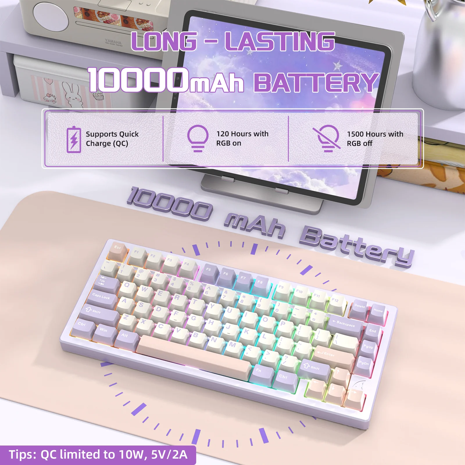 ATTACK SHARK X75 Full Aluminum Keyboard - Image 27