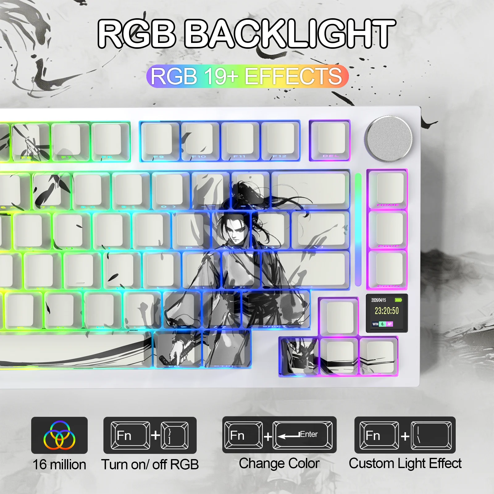 ATTACK SHARK X820Ultra Tri-mode Gasket Mechanical Keyboard - Image 7