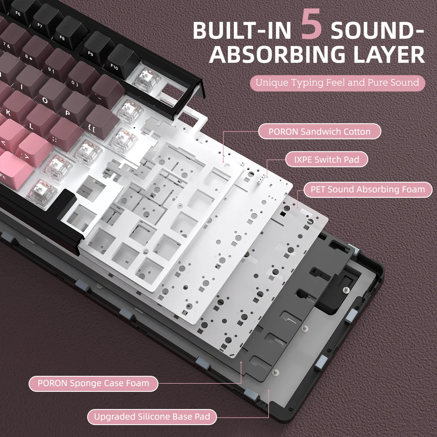 ATTACK SHARK X85 Wireless Mechanical Keyboard - Image 25