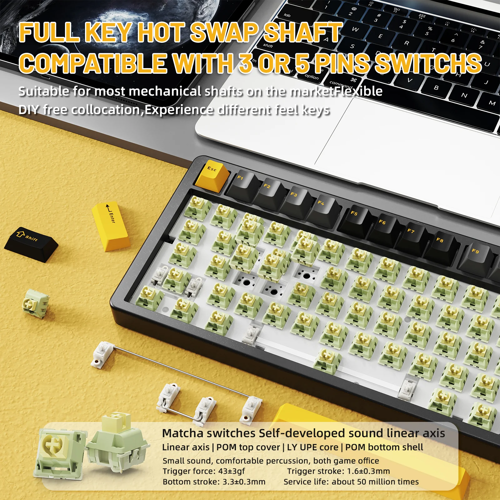 ATTACK SHARK X86 Full Aluminum Keyboard - Image 17