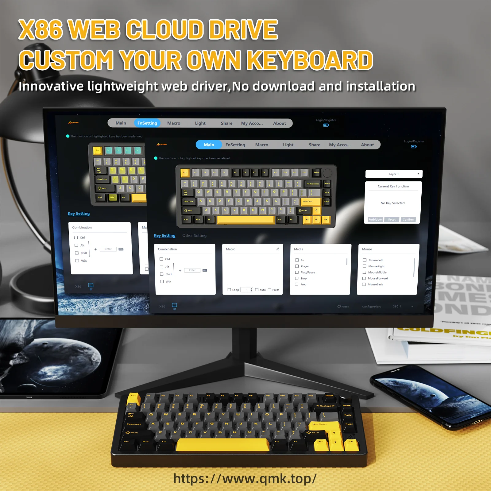 ATTACK SHARK X86 Full Aluminum Keyboard - Image 18