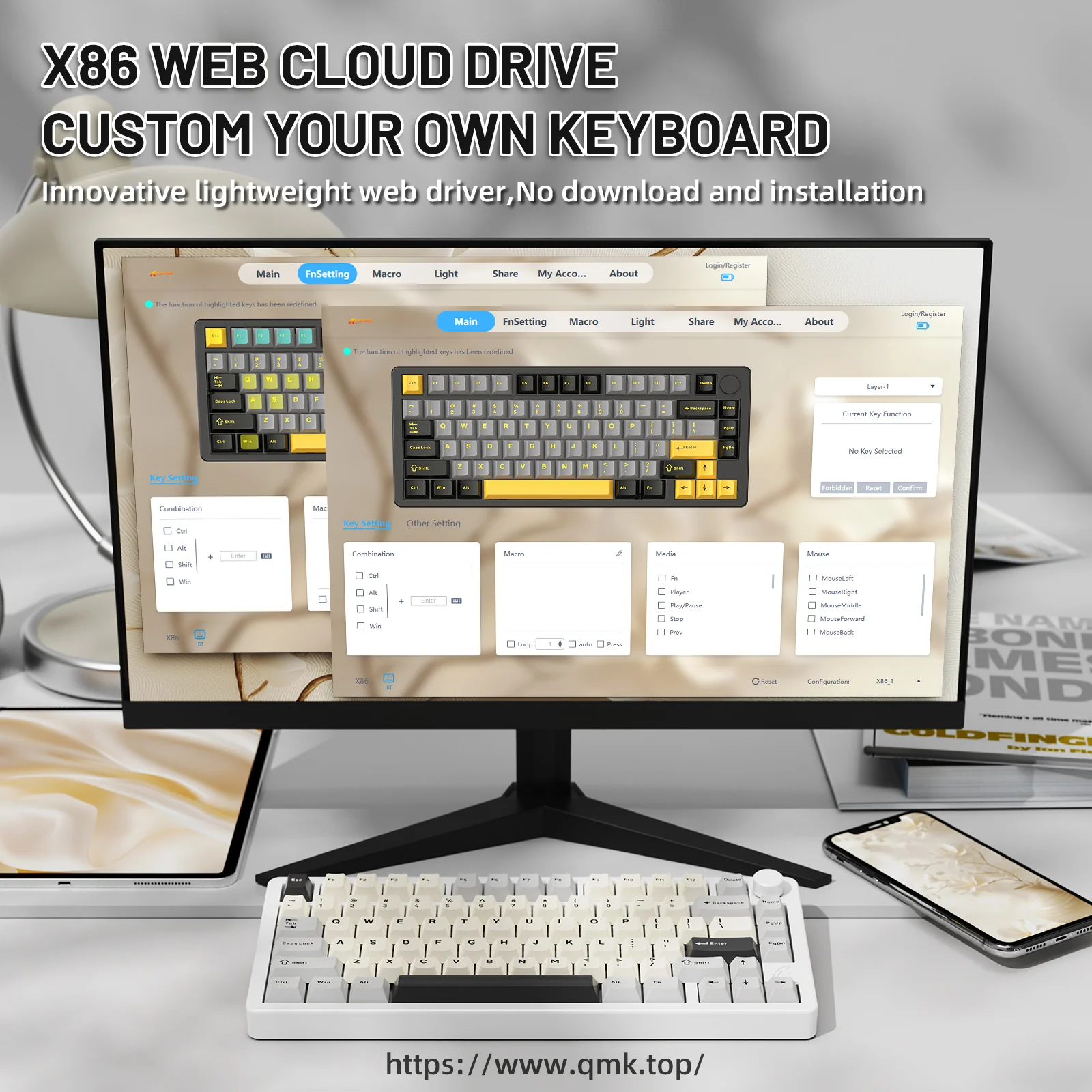 ATTACK SHARK X86 Full Aluminum Keyboard - Image 27