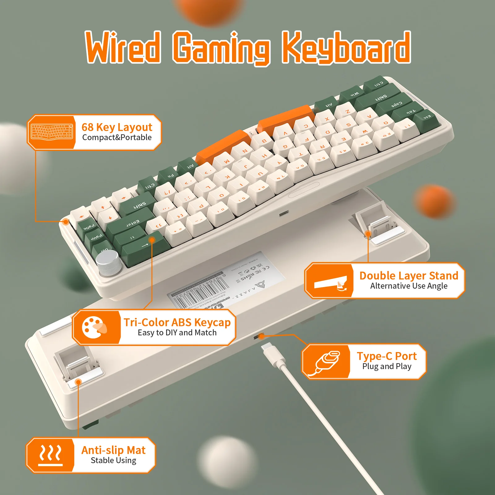 ATTACK SHARK x AJAZZ AKS068 Alice Mechanical Keyboard - Image 30