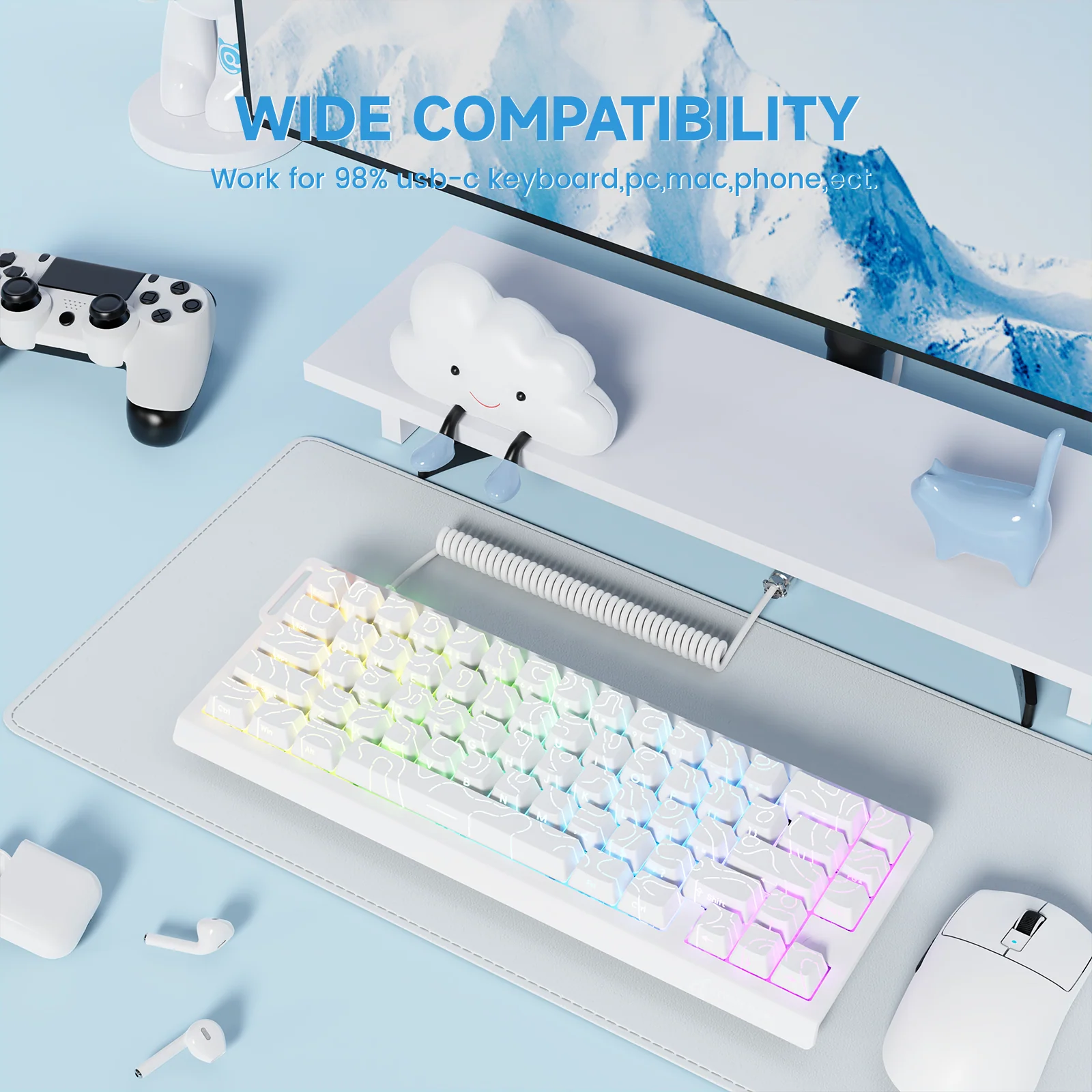 ATTACK SHARK C01Ultra Custom Aviator Cable for 8KHz Magnetic Keyboard - Image 10