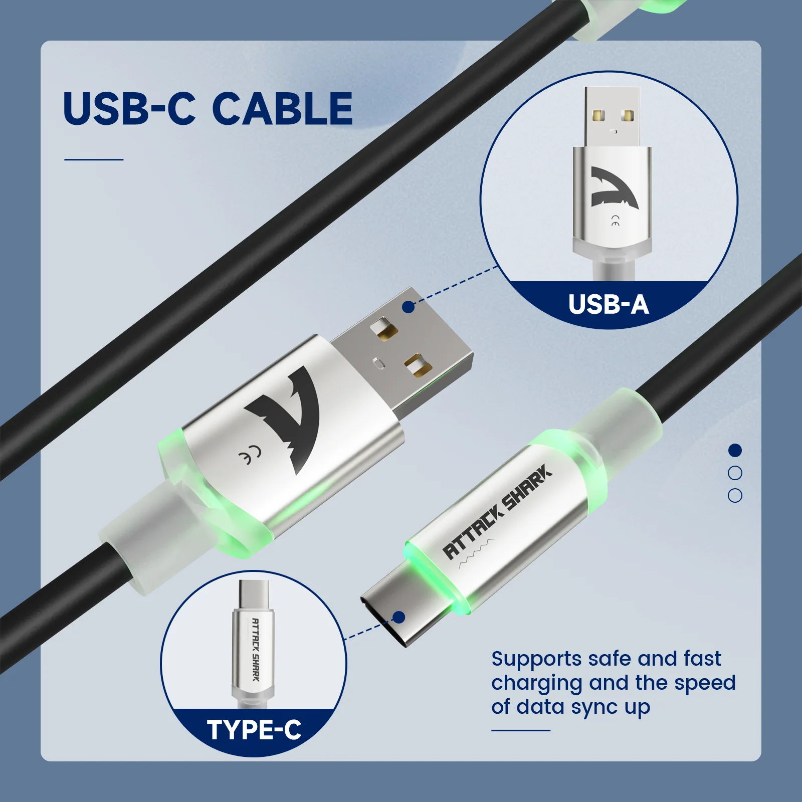 ATTACK SHARK C01Ultra Custom Aviator Cable for 8KHz Magnetic Keyboard - Image 55