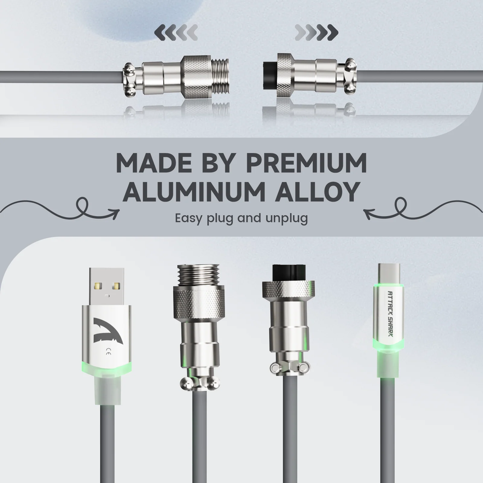 ATTACK SHARK C01Ultra Custom Aviator Cable for 8KHz Magnetic Keyboard - Image 63