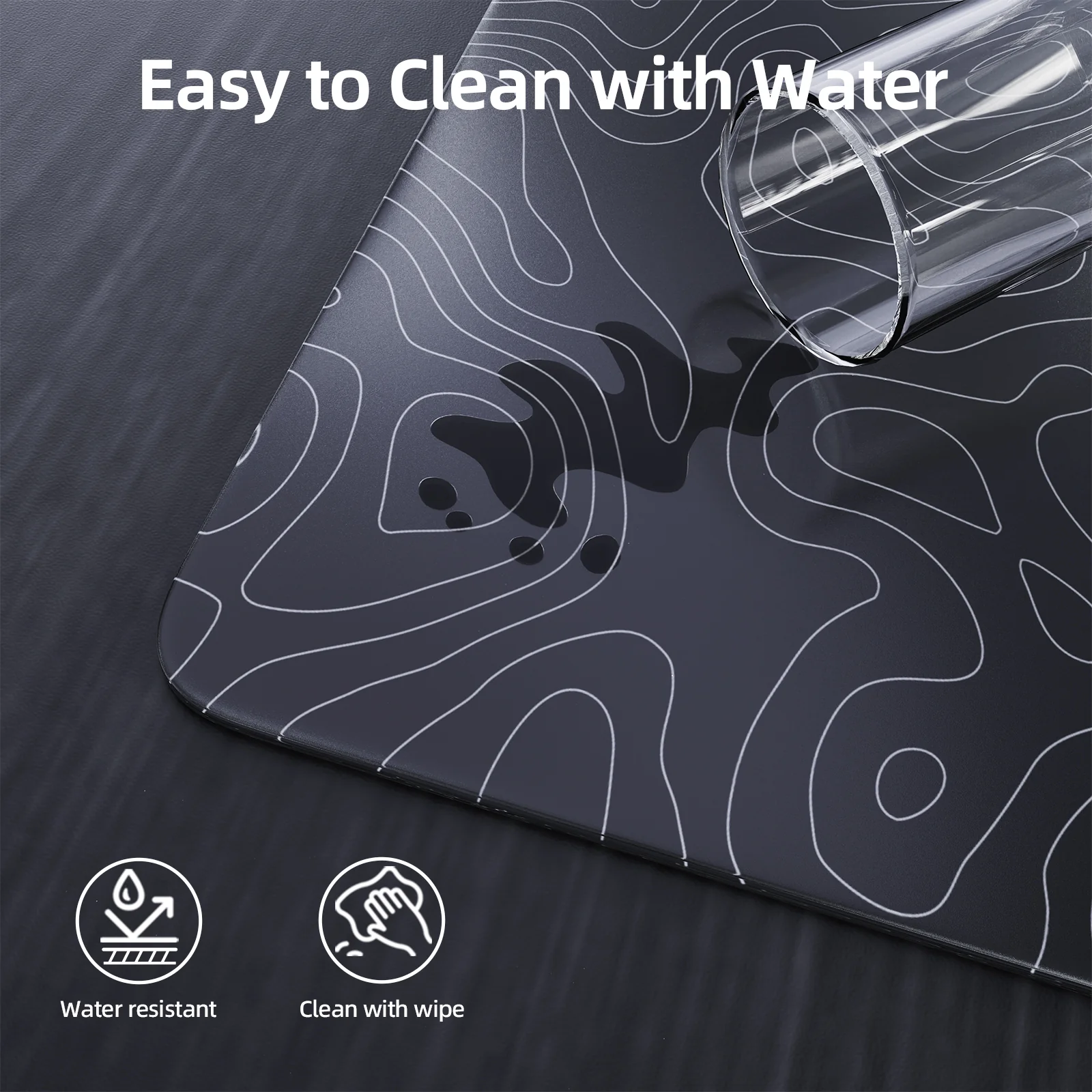 ATTACK SHARK CM05 Tempered Glass Gaming Mouse Pad - Image 6