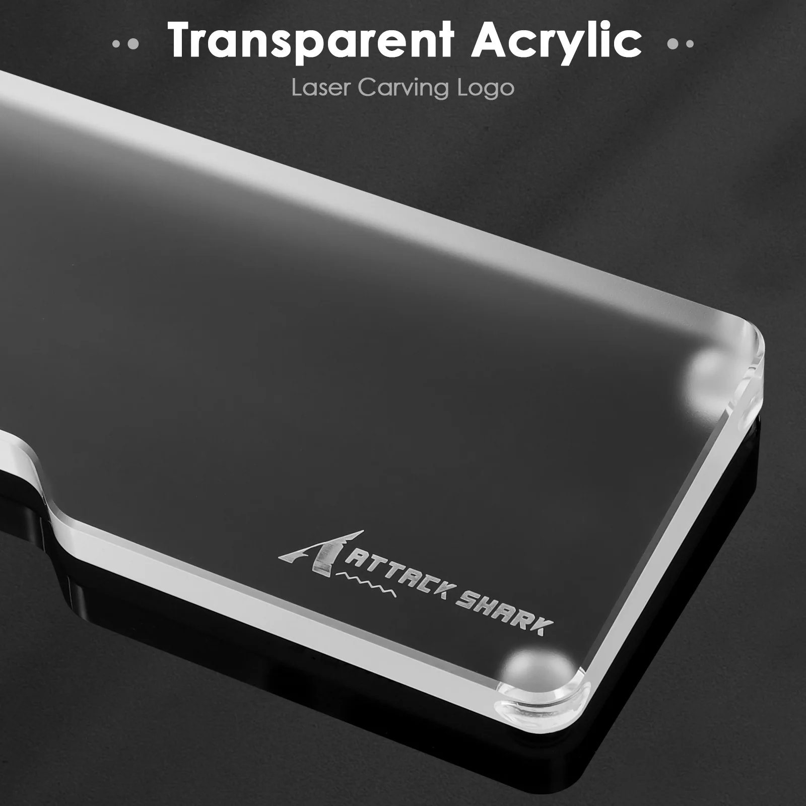 ATTACK SHARK ACRYLIC WRIST REST - Image 3