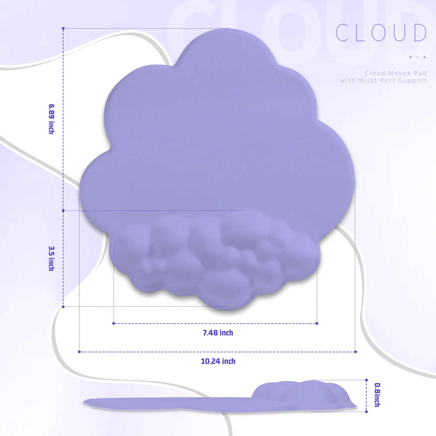 ATTACK SHARK Cloud Mouse Pad - Image 27