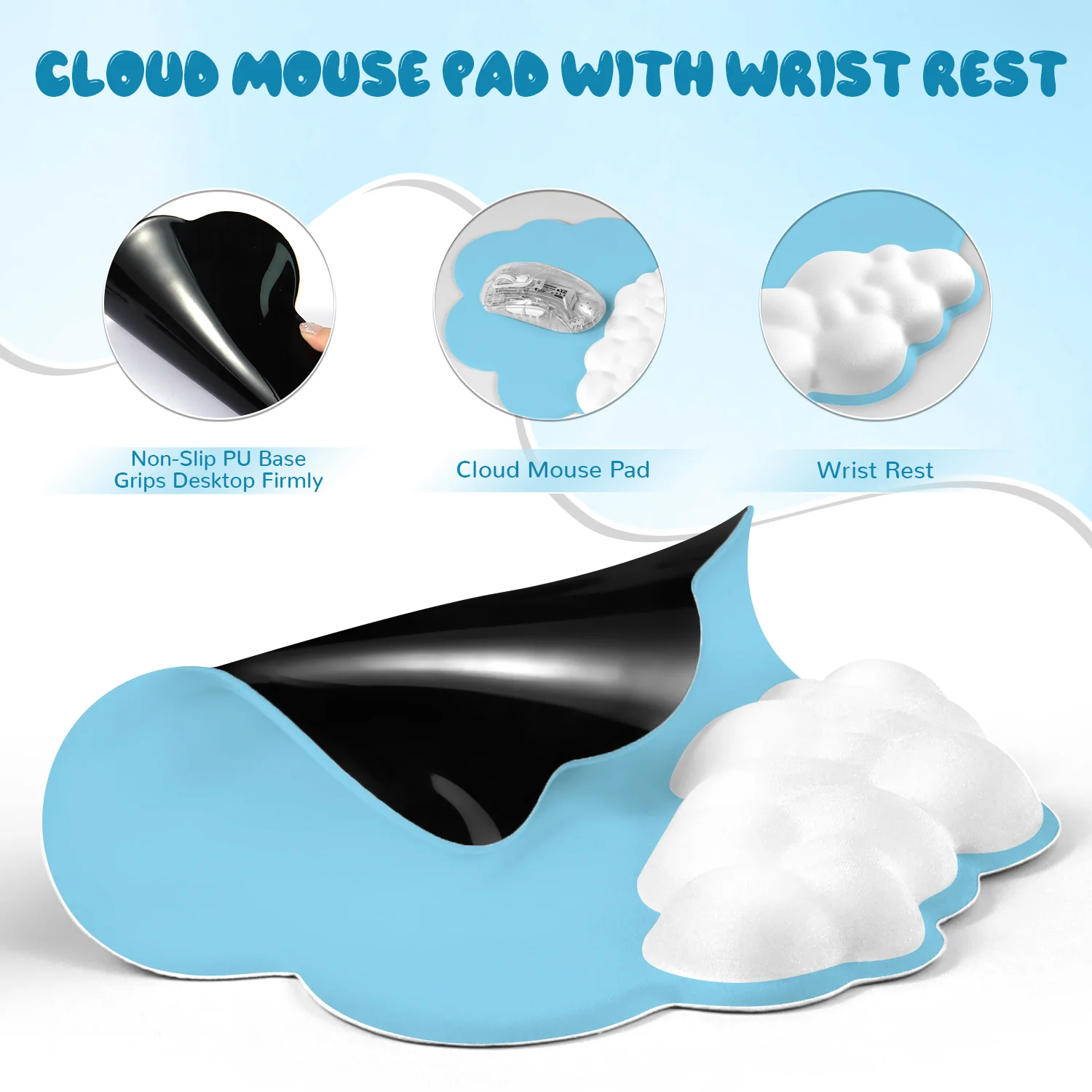 ATTACK SHARK Cloud Mouse Pad - Image 47