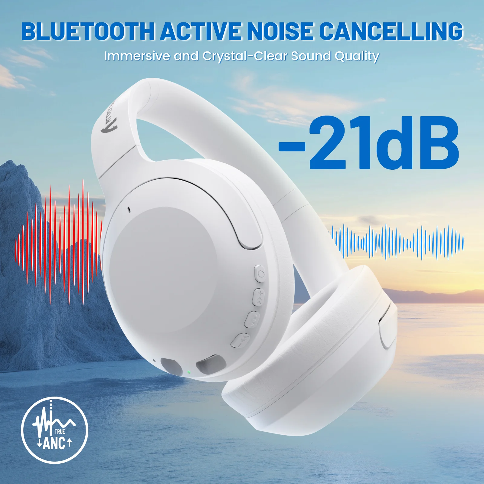 ATTACK SHARK G300 ANC Foldable Ultra-Light Dual-Mode Headphones - Image 15