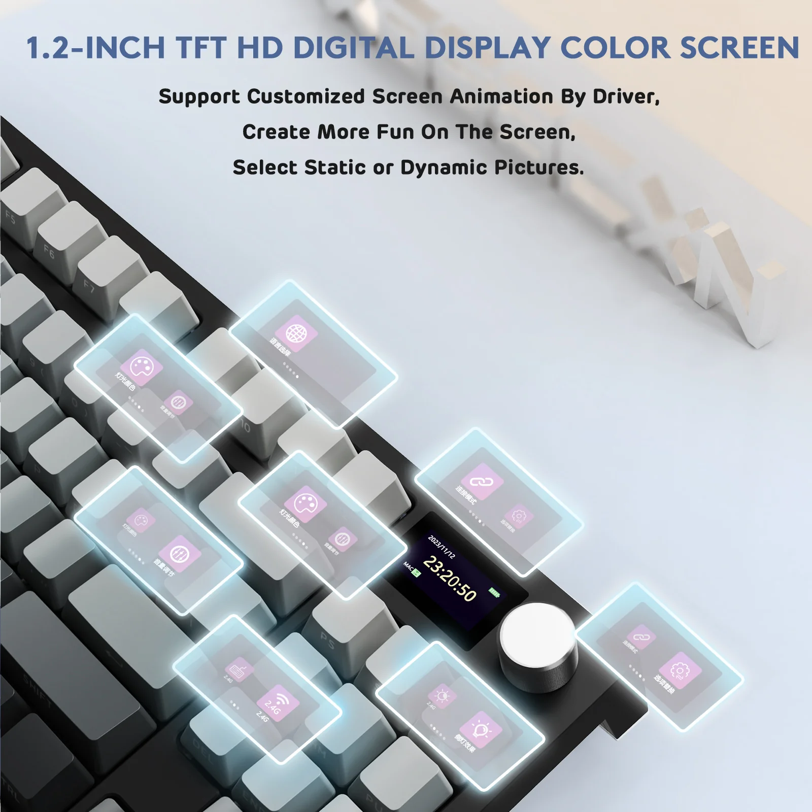 ATTACK SHARK K86 Wireless Mechanical Keyboard with Coiled Cable - Image 55