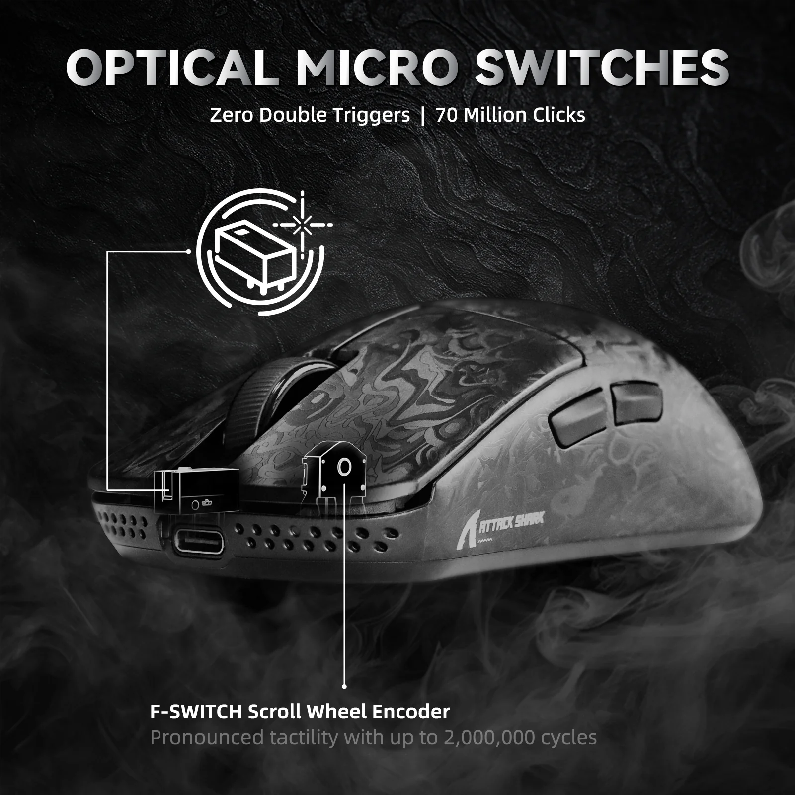 ATTACK SHARK R68 HE & R11 ULTRA Carbon Fiber Gaming Bundle - Image 25