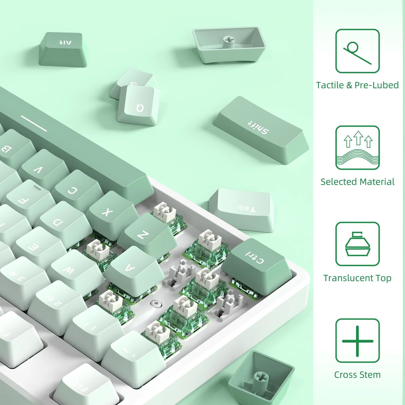 ATTACK SHARK V3 Switch Set (100 Pieces) - Image 10