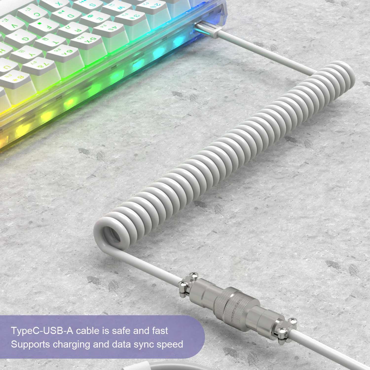 ATTACK SHARK x MAMBASNAKE C01 Coiled Cable - Image 3