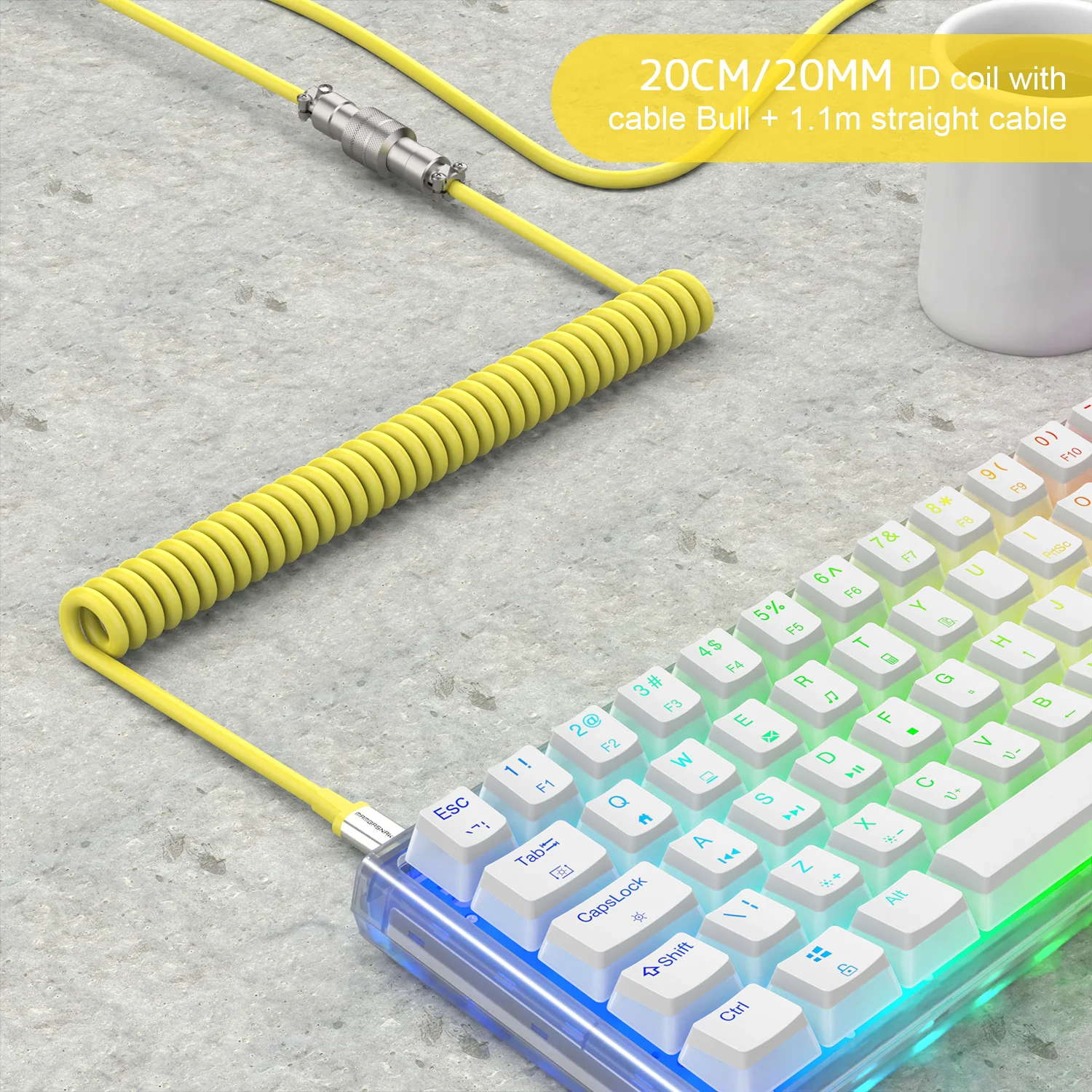 ATTACK SHARK x MAMBASNAKE C01 Coiled Cable - Image 30