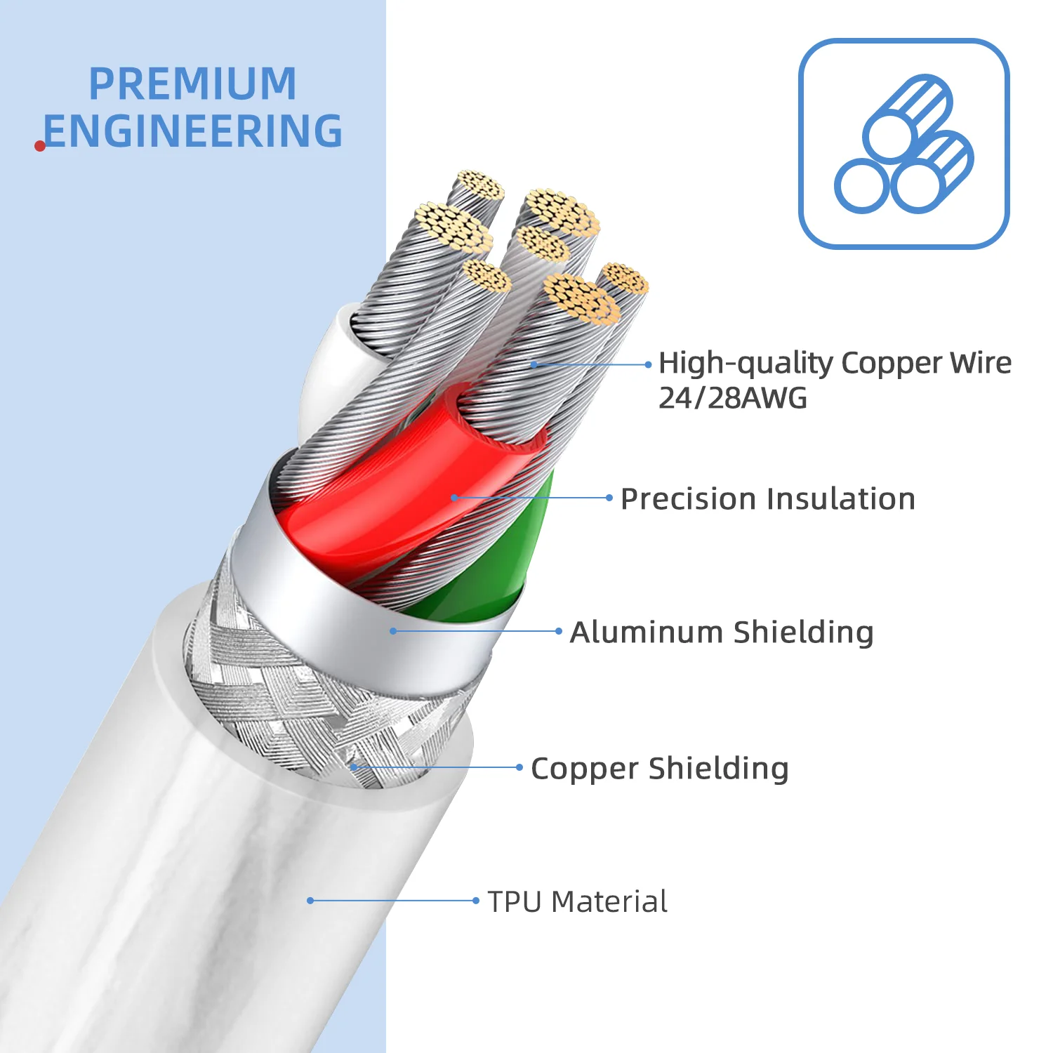 ATTACK SHARK x MAMBASNAKE C02 Coiled Cable - Image 4