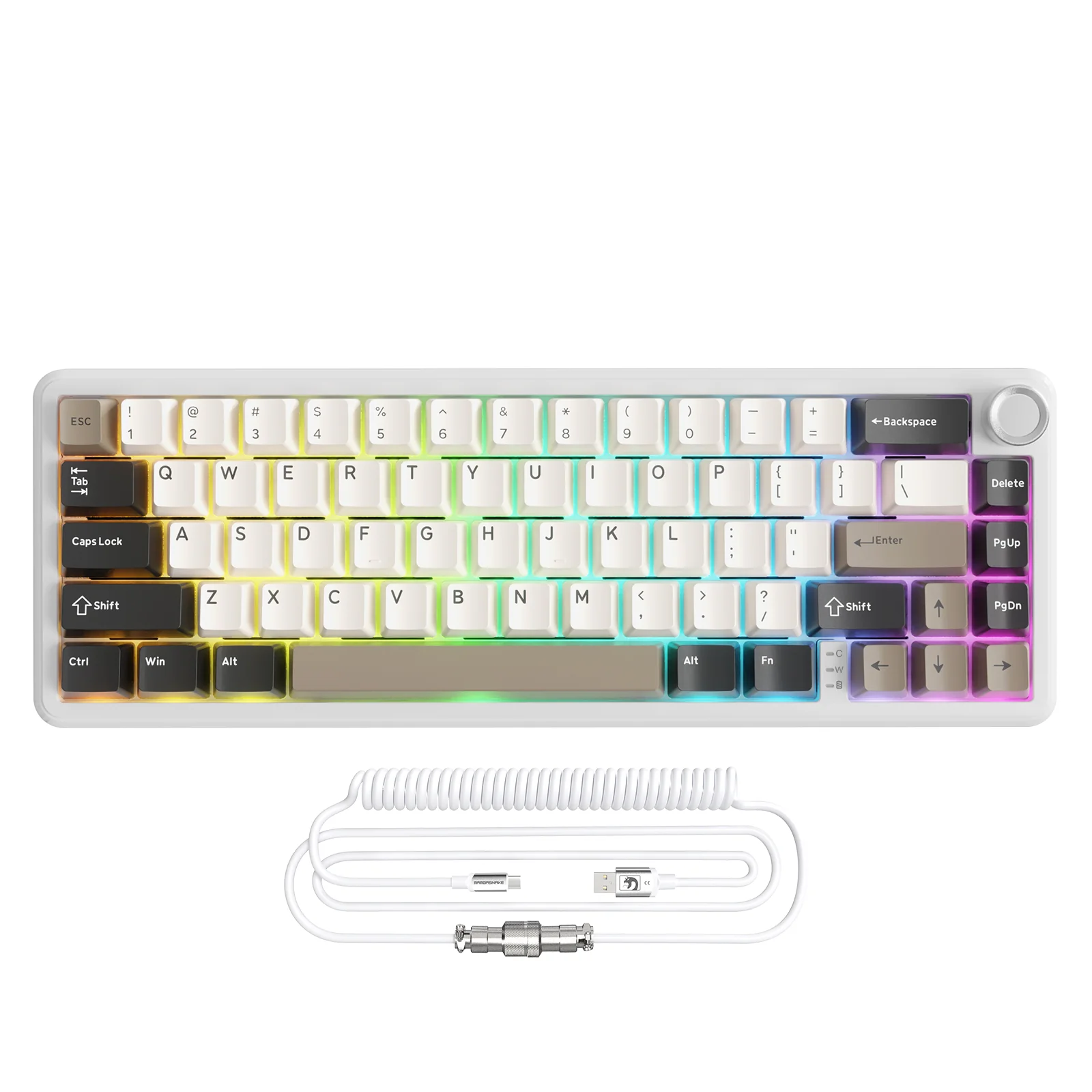 ATTACK SHARK X66 Wireless Mechanical Keyboard with 8K Coiled Cable - Image 19