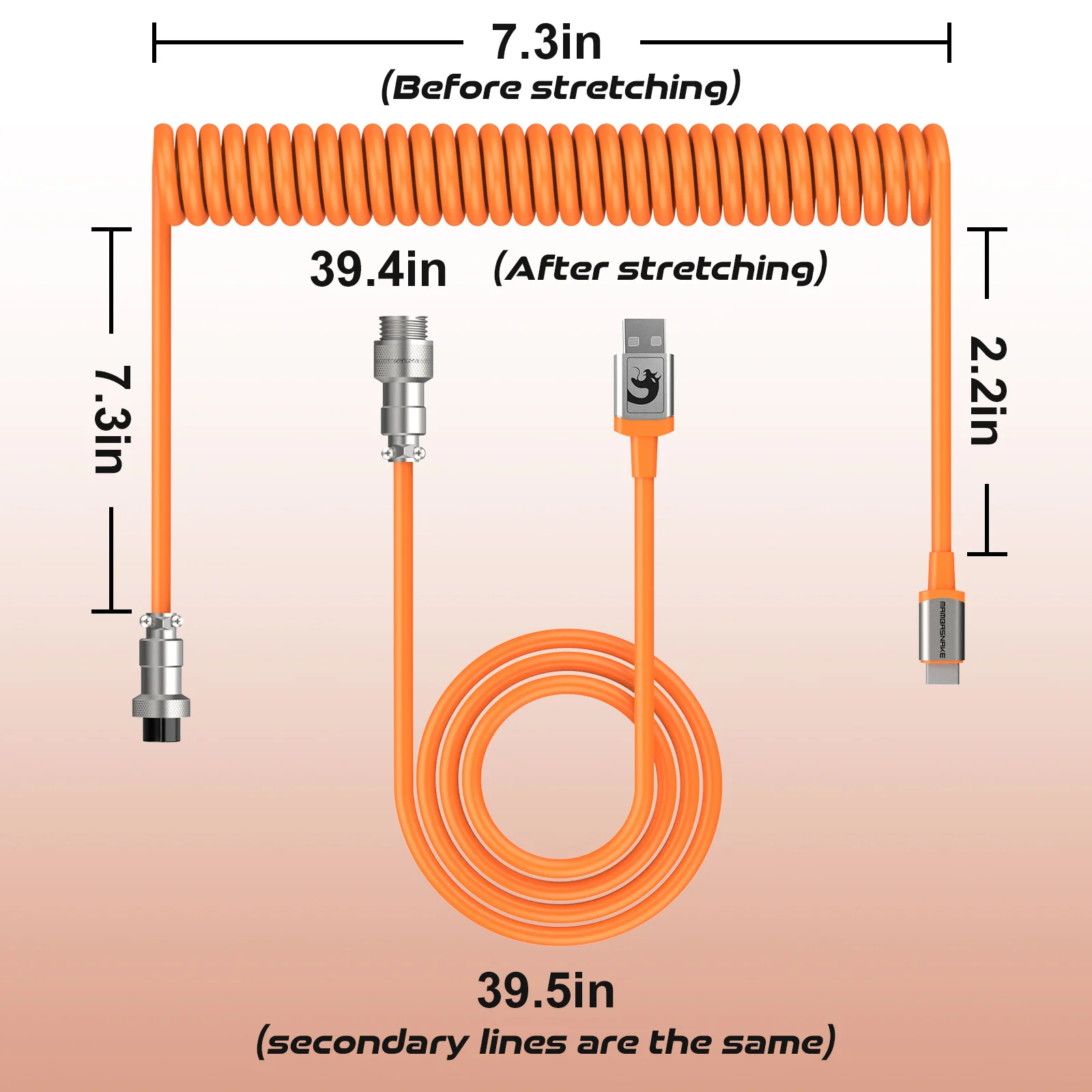 ATTACK SHARK C04 COILED CABLE - Image 26