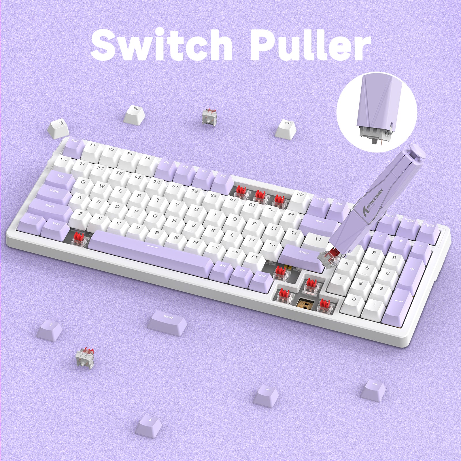 ATTACK SHARK KS01 KEYCAP & SWITCH PULLER - Image 52